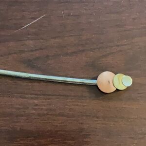 Women’s vintage 26” silver gold and copper stretch belt